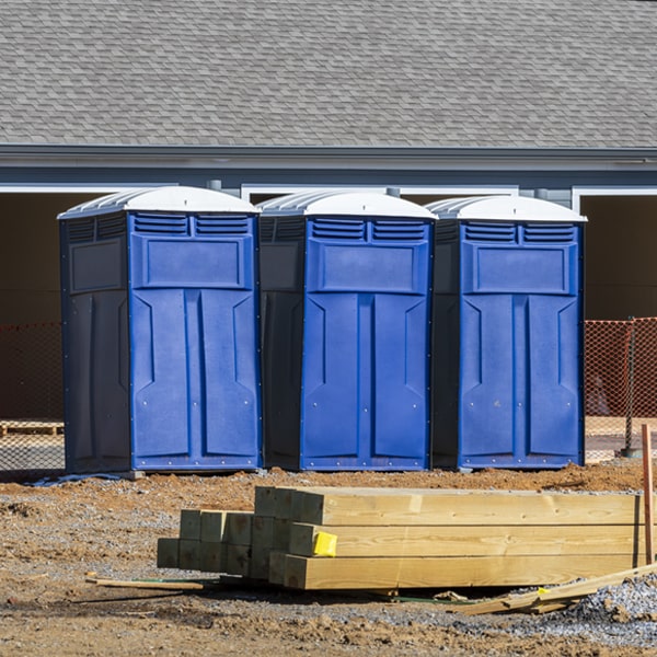 are there different sizes of porta potties available for rent in Leggett